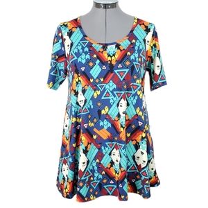 LAST CHANCE NWT Lularoe Disney Pocahontas Tribal Perfect T XS